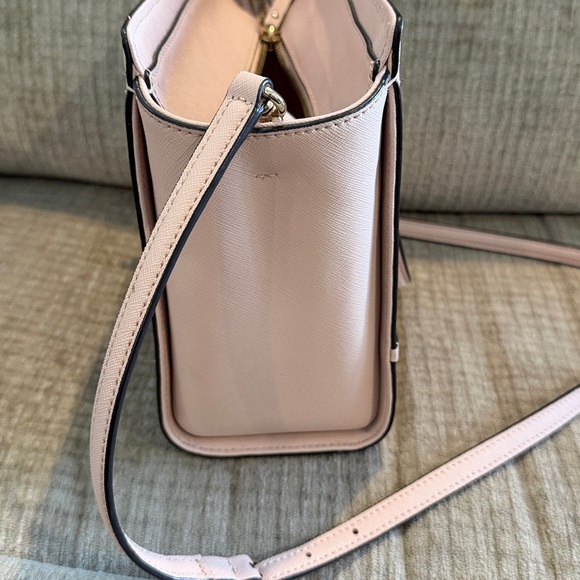 Kate Spade Blush Laurel Way Jewelef small Hardlee satchel in blush pink  9 by 9 - Picture 4 of 13